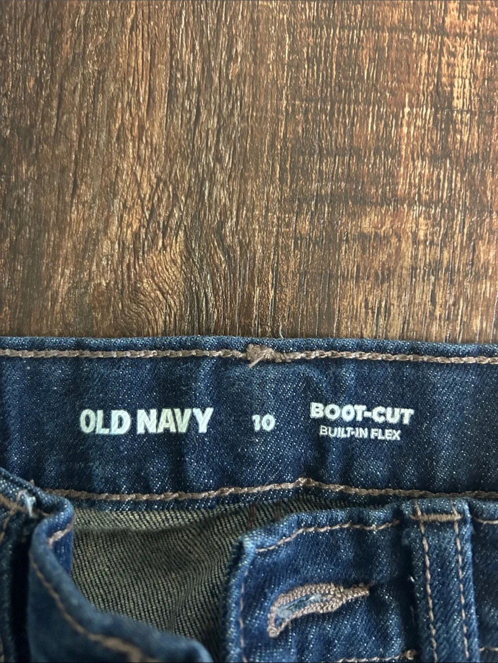Old Navy Kids Dark Blue Straight-Leg Jeans